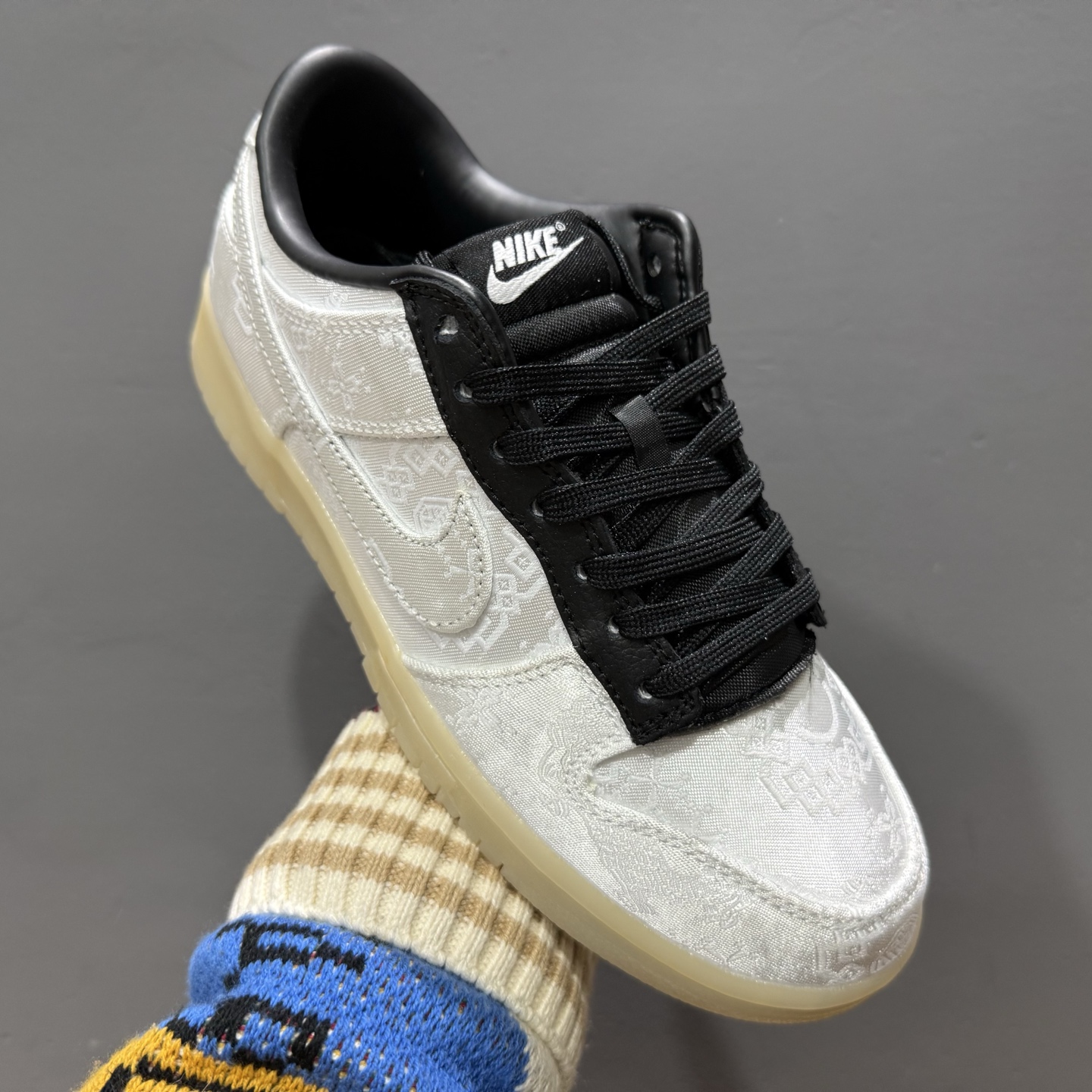 Clot x Fragment x NK Dunk Low 藤原浩三方联名白丝绸 FN0315-110