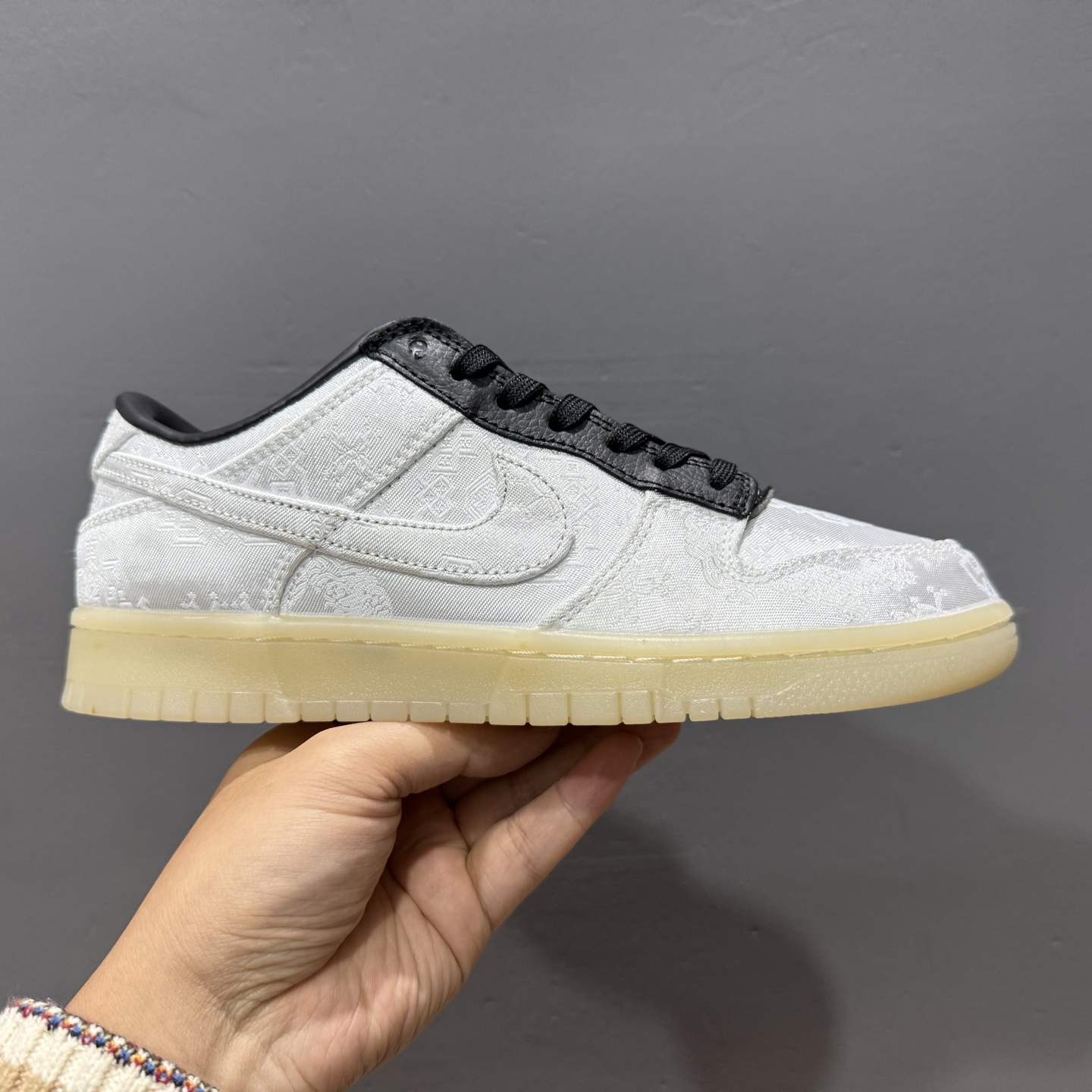 Clot x Fragment x NK Dunk Low 藤原浩三方联名白丝绸 FN0315-110