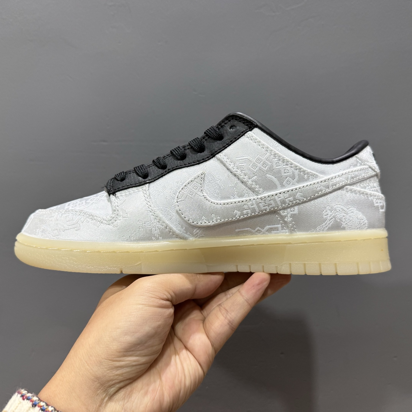 Clot x Fragment x NK Dunk Low 藤原浩三方联名白丝绸 FN0315-110