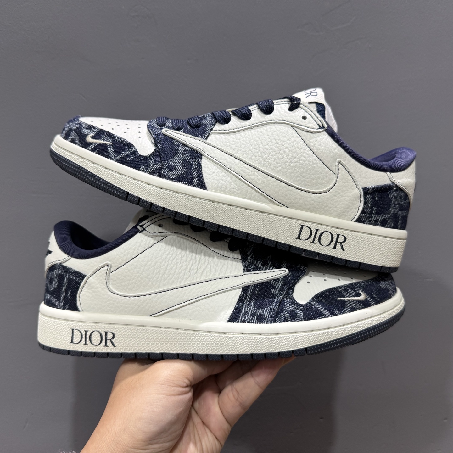 TS x Air Jordan AJ1 Low 倒钩低帮联名定制配色 CH6336-017