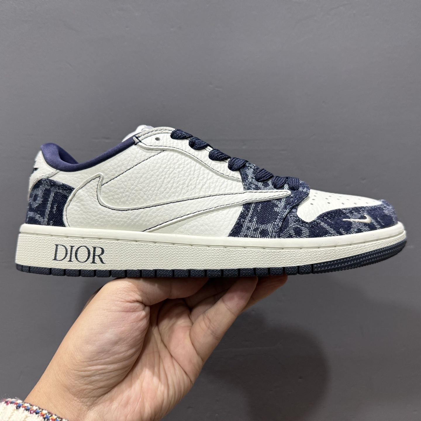TS x Air Jordan AJ1 Low 倒钩低帮联名定制配色 CH6336-017
