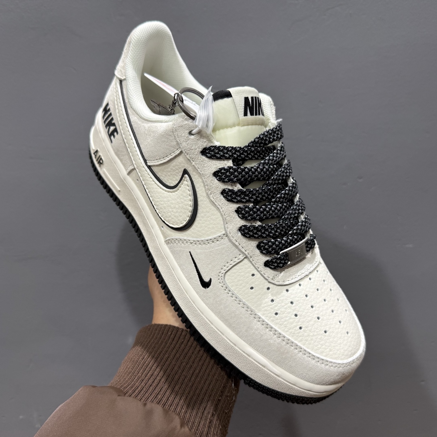 Nk Air Force 1'07 Low 耐克联名 猪八米黑 空军一号 低帮休闲板鞋 BB7518-028