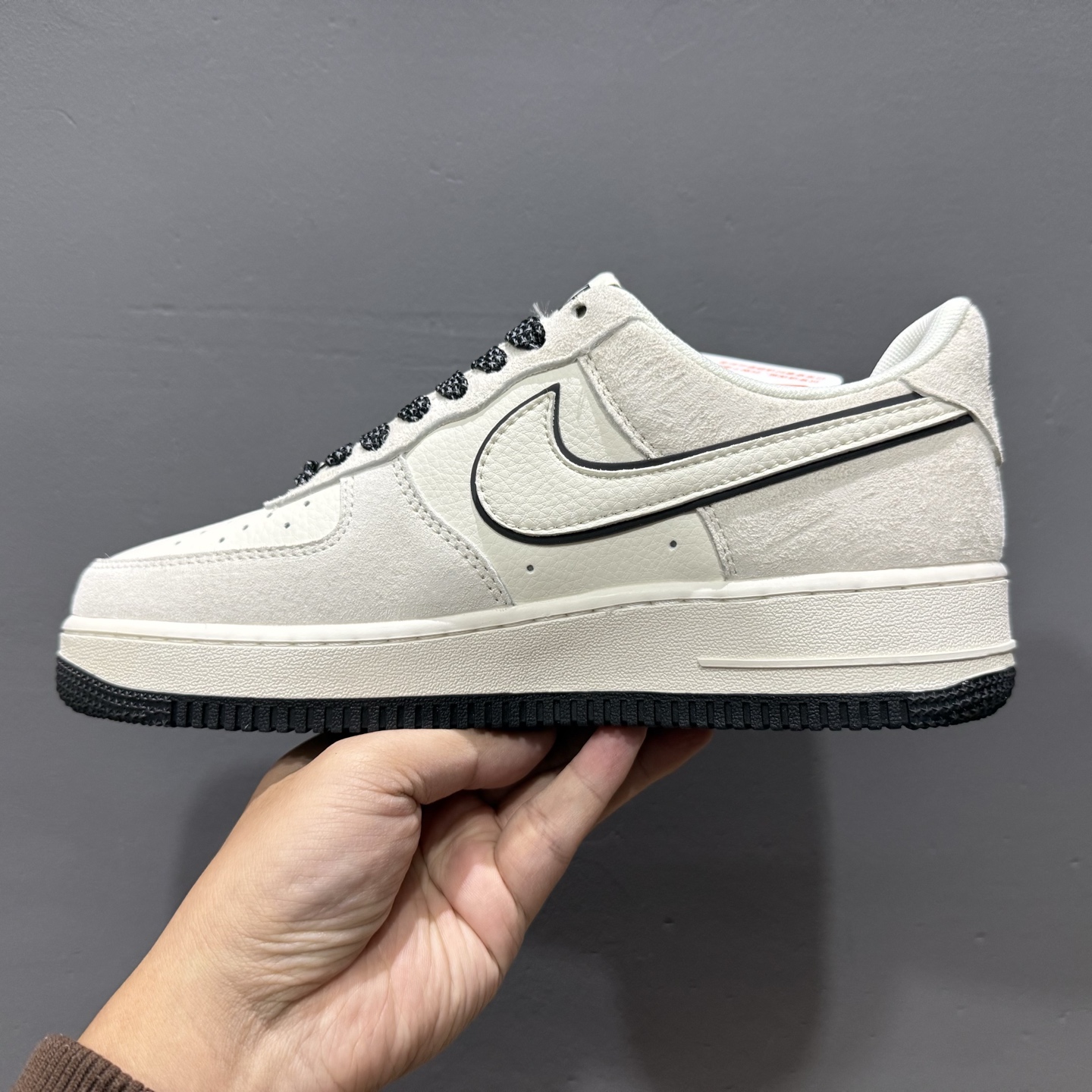 Nk Air Force 1'07 Low 耐克联名 猪八米黑 空军一号 低帮休闲板鞋 BB7518-028