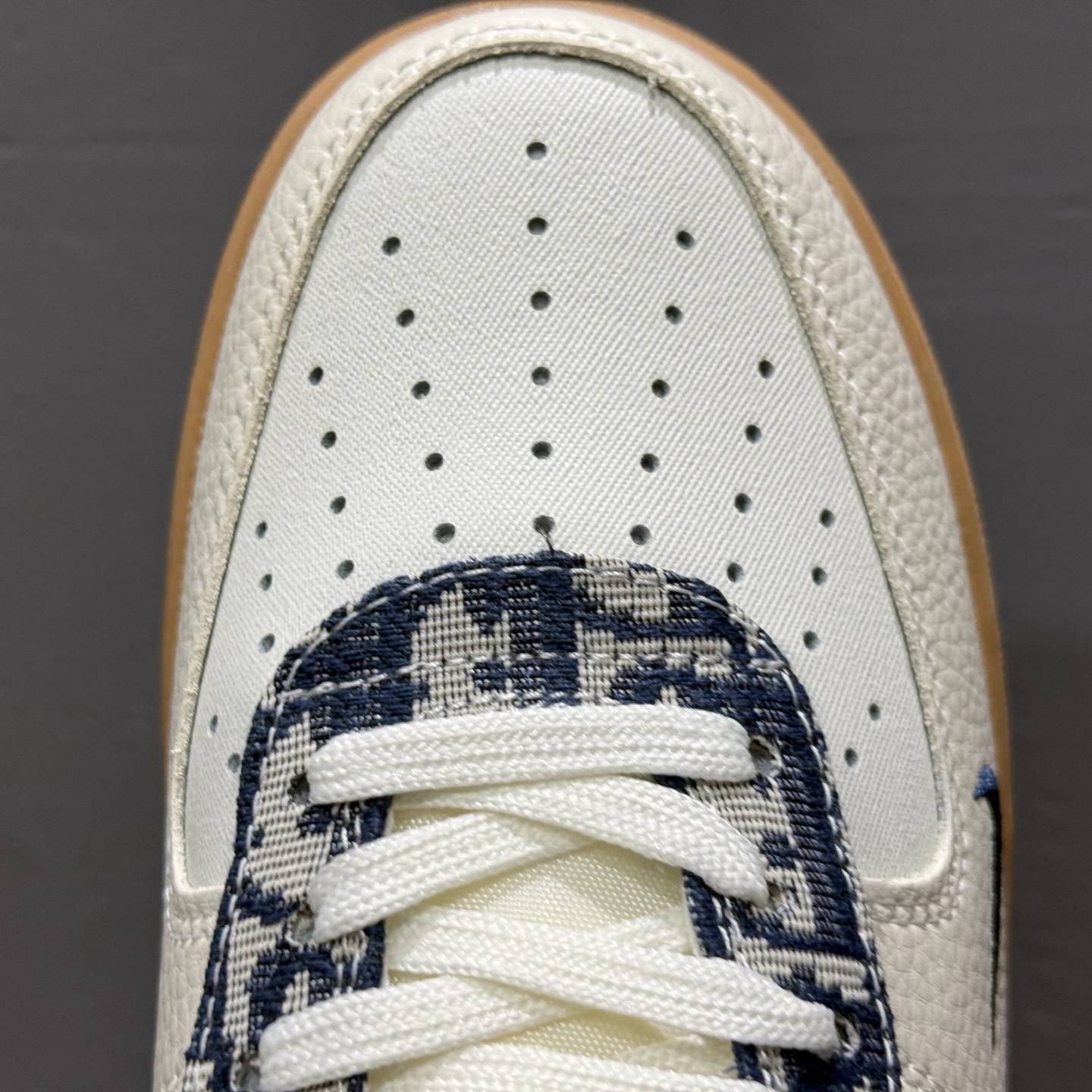 Nk Air Force 1'07 Low 迪奥联名 灰针织 空军一号低帮休闲板鞋 KK1988-052