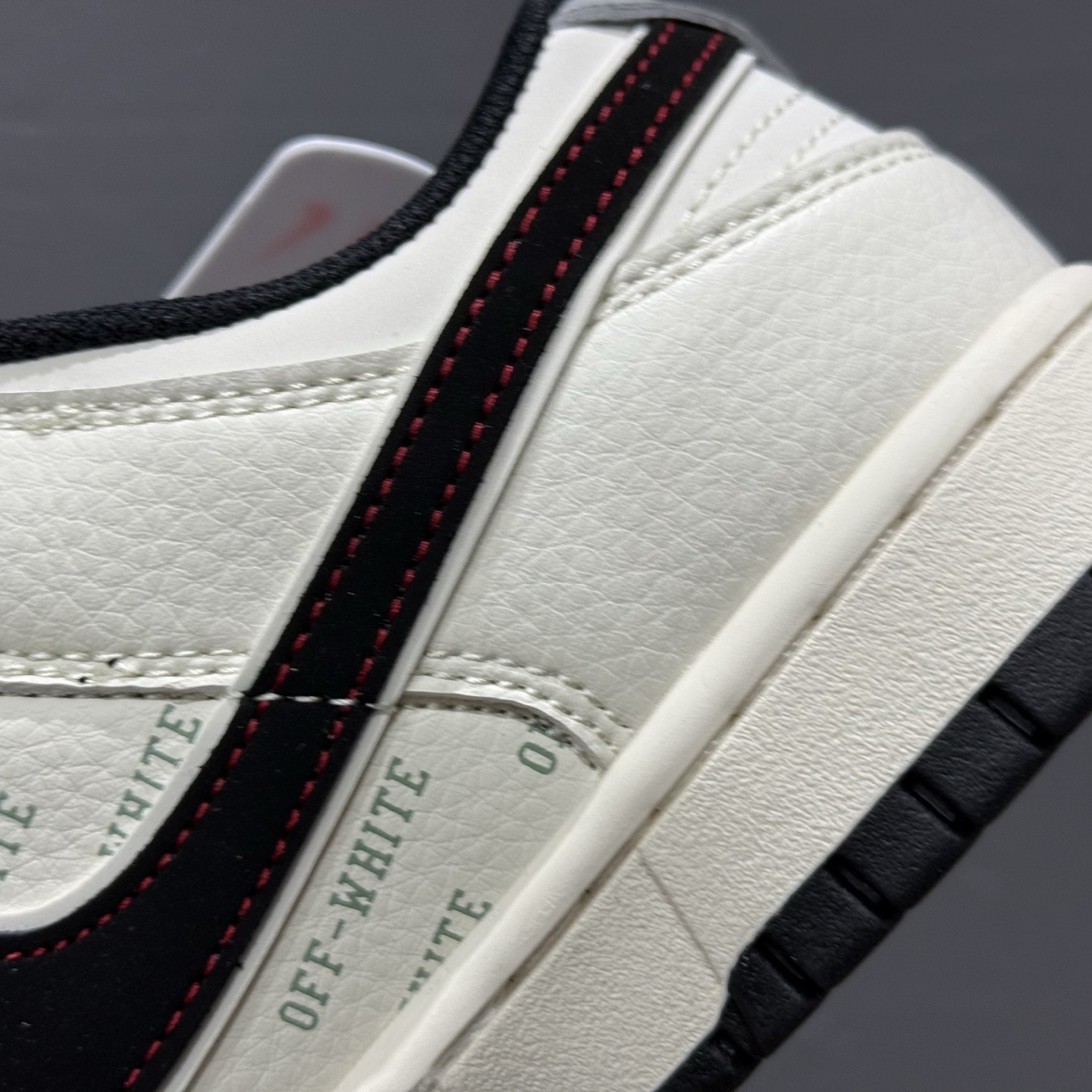 OFF-WHITE x Nike Dunk Low 双小勾米灰 XS6089-507