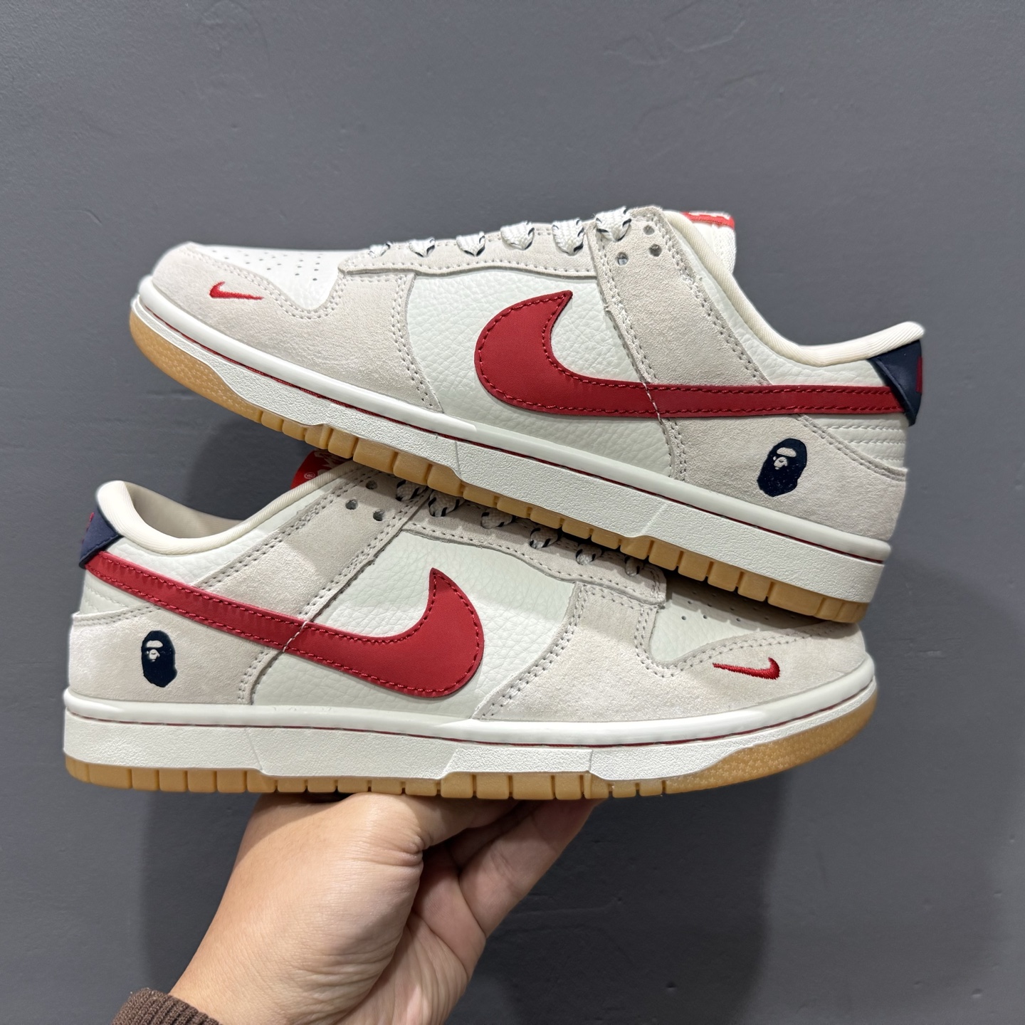 Nk SB Dunk Low X Bape 联名-猪八红勾 CH6336-228