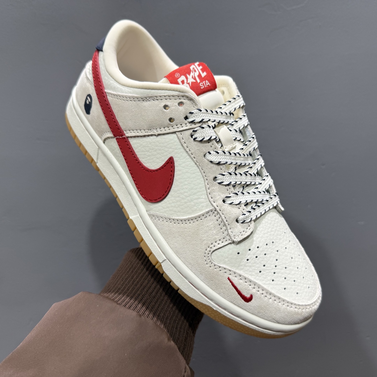Nk SB Dunk Low X Bape 联名-猪八红勾 CH6336-228