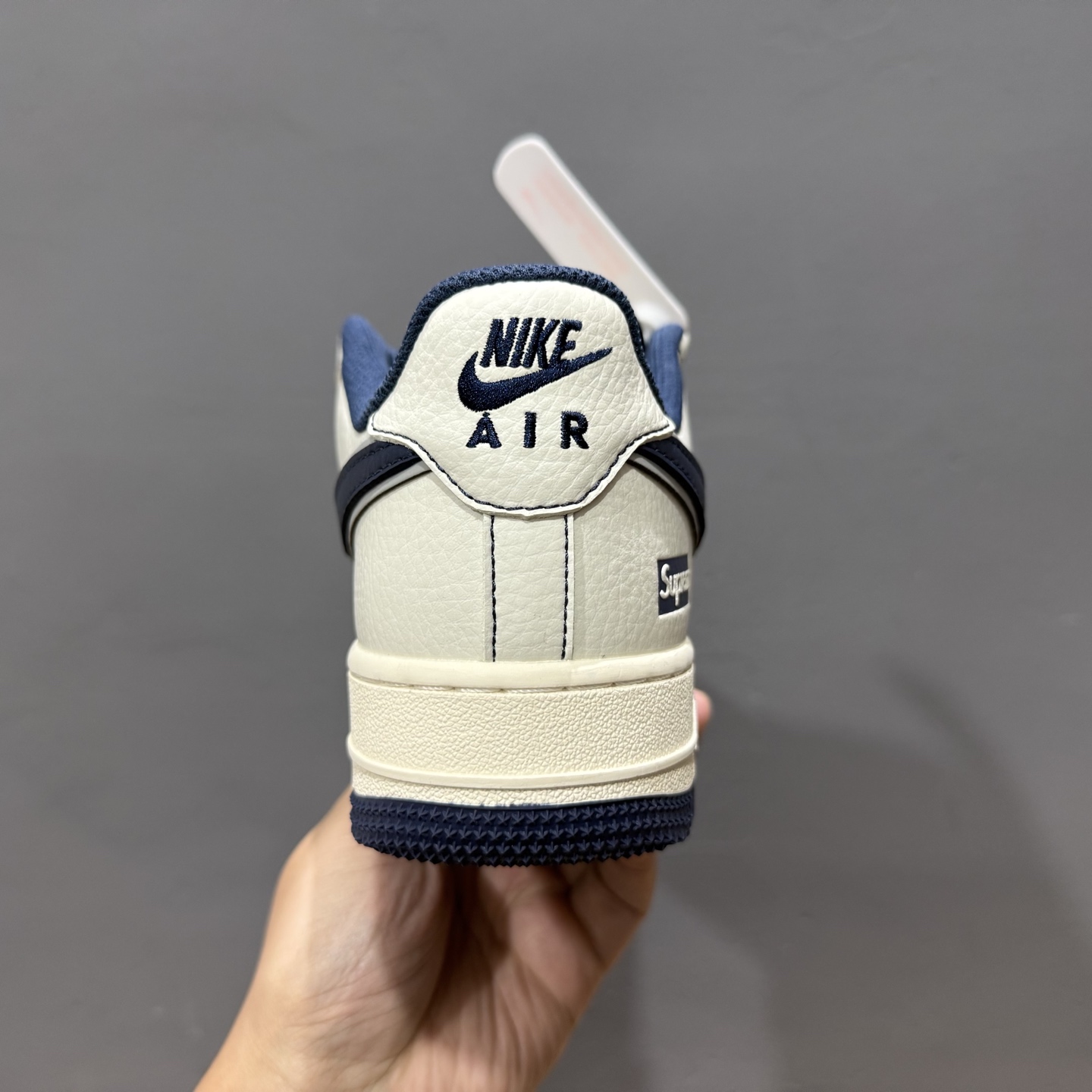 Nk Air Force 1'07 Low Supreme联名 深蓝线条 空军一号低帮休闲板鞋 XZ6188-019