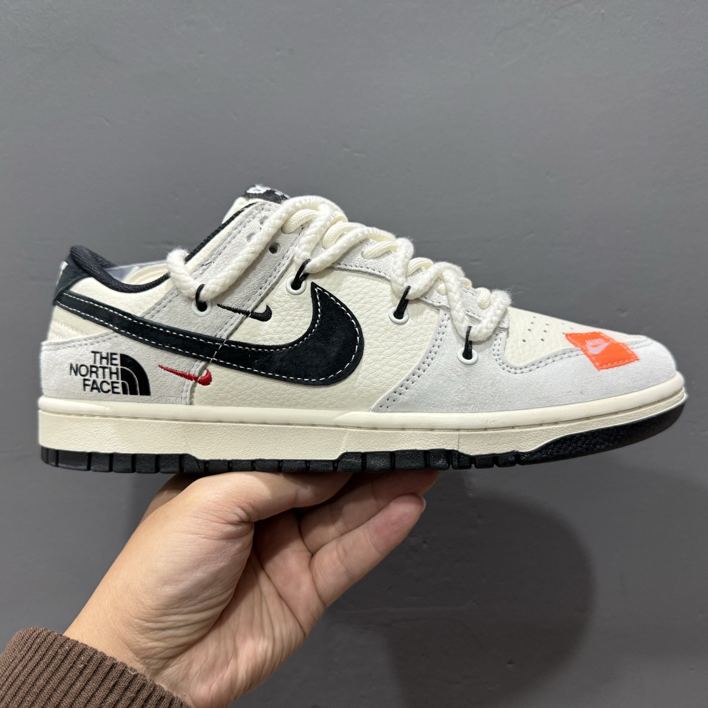 Nk SB Dunk Low 北面联名 绑带贴布黑勾 周年高端定制 低帮休闲板鞋 YC5066-257