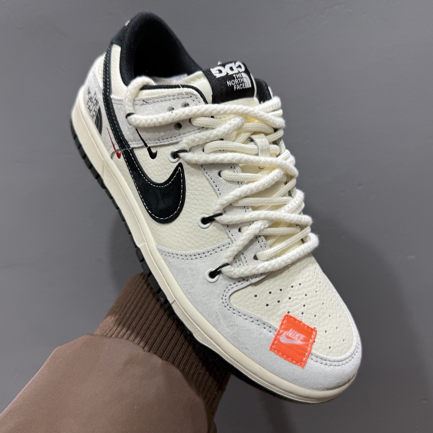 Nk SB Dunk Low 北面联名 绑带贴布黑勾 周年高端定制 低帮休闲板鞋 YC5066-257