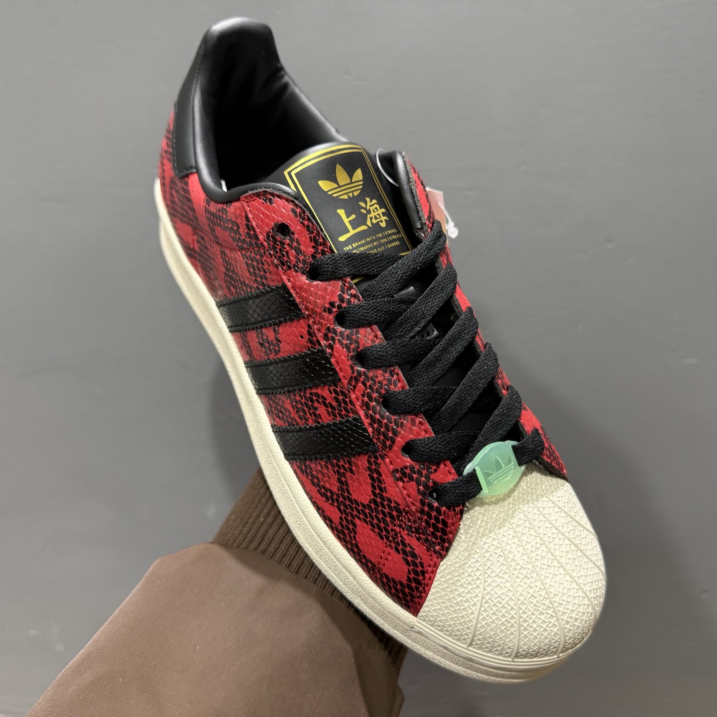 Adidas Originals Superstar 贝壳头 CNY 蛇年限定 ”year of snake” 红黑 JI0104