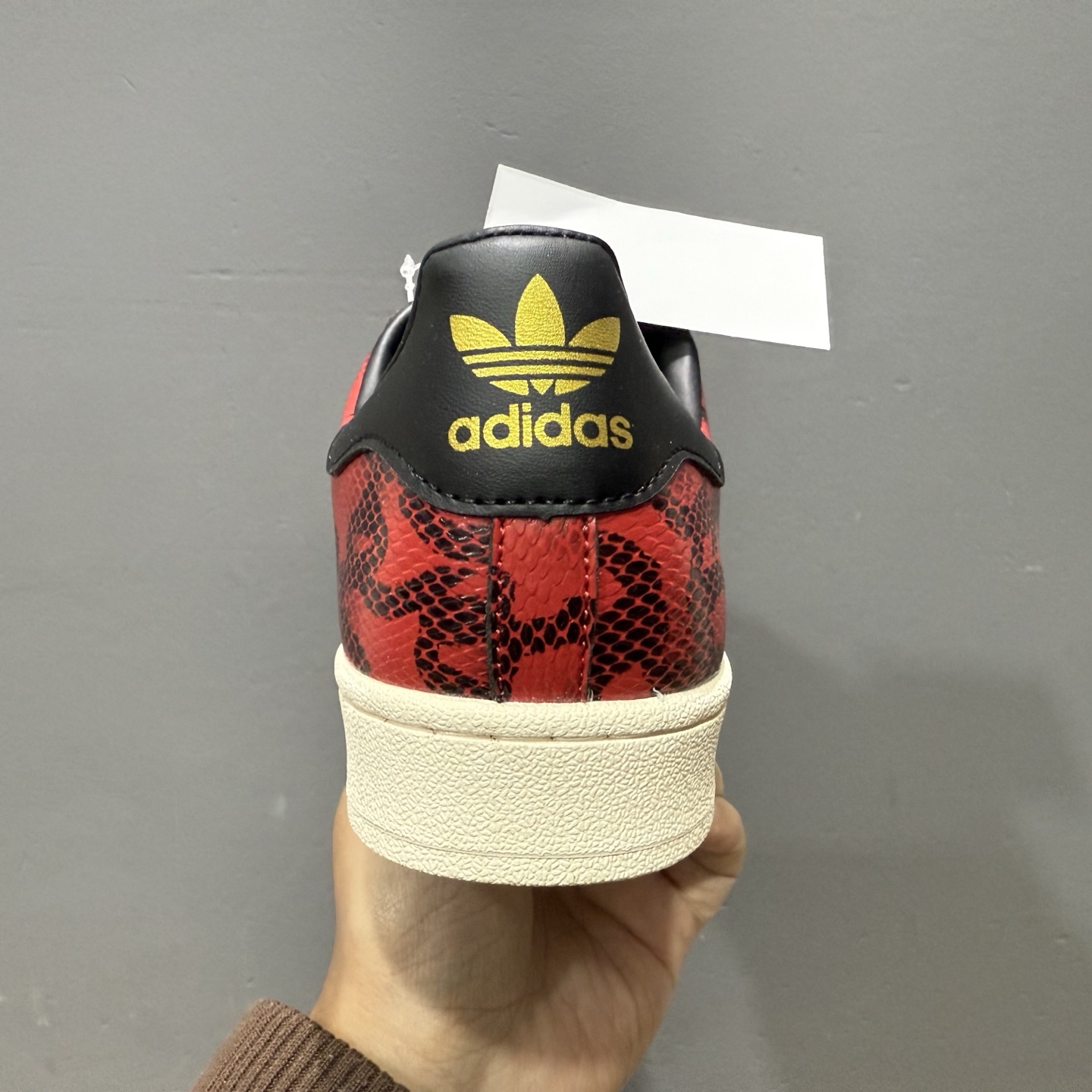 Adidas Originals Superstar 贝壳头 CNY 蛇年限定 ”year of snake” 红黑 JI0104