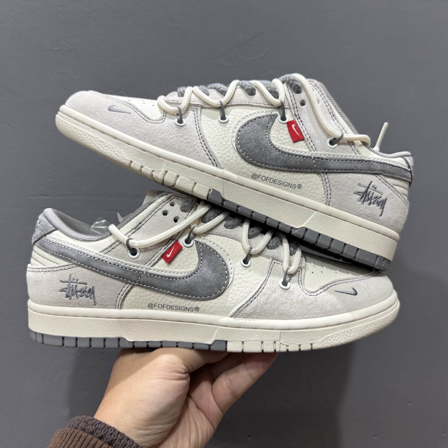 Nike SB Dunk Low 斯图西联名 解构抽绳鞋带 YX5066-243