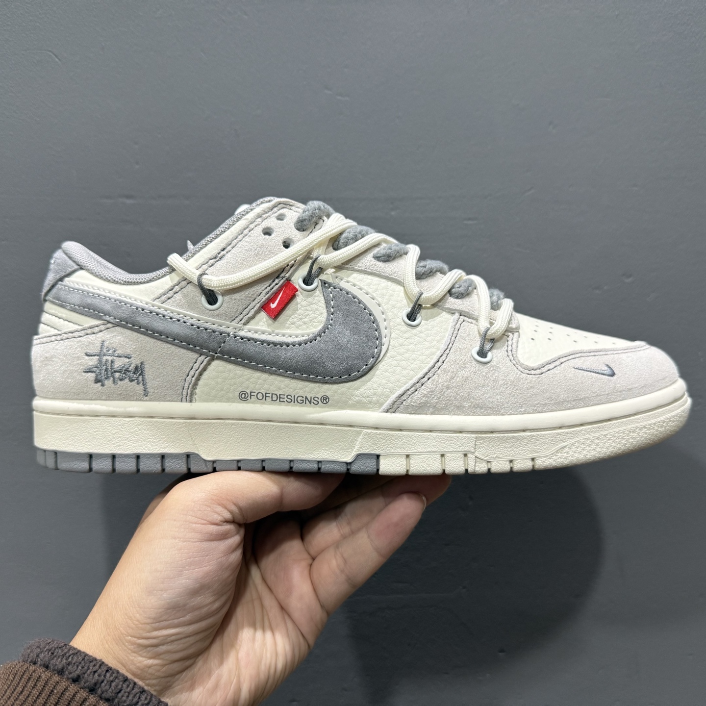 Nike SB Dunk Low 斯图西联名 解构抽绳鞋带 YX5066-243