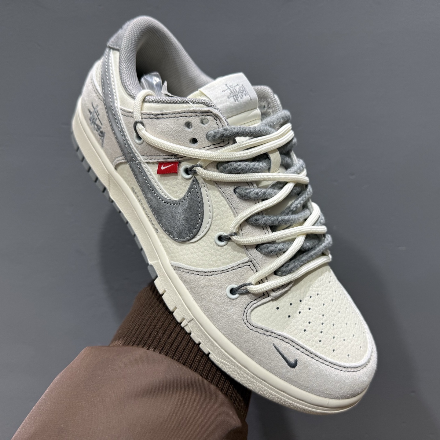 Nike SB Dunk Low 斯图西联名 解构抽绳鞋带 YX5066-243
