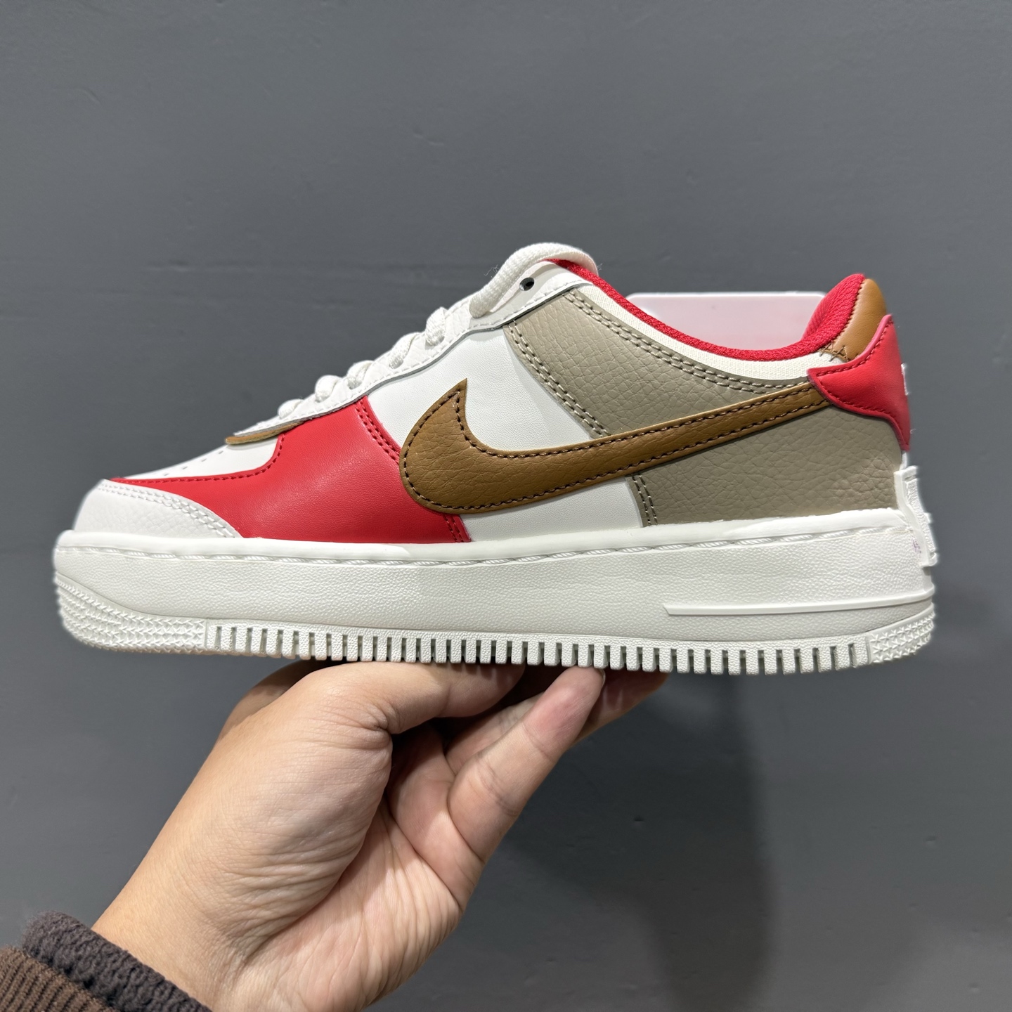 Nk Air Force 1 Shadow 空军一号轻量增高低帮百搭板鞋 HQ3400-030
