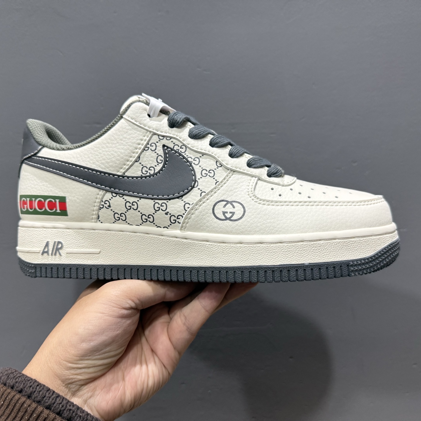Nk Air Force 1’07 Low 古驰联名 米灰花纹 空军一号低帮休闲板鞋 XZ6188-723