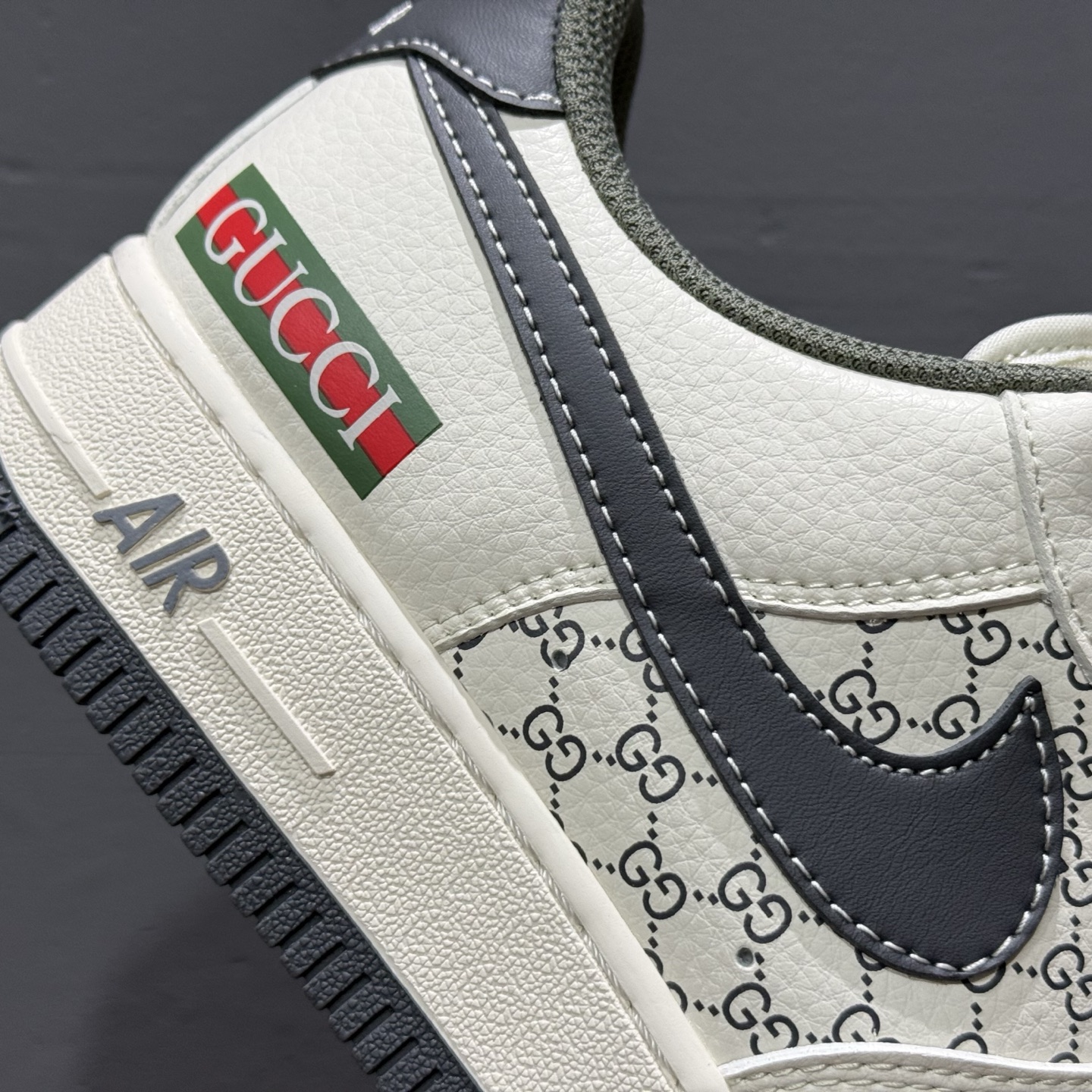 Nk Air Force 1'07 Low 古驰联名 米灰花纹 空军一号低帮休闲板鞋 XZ6188-723