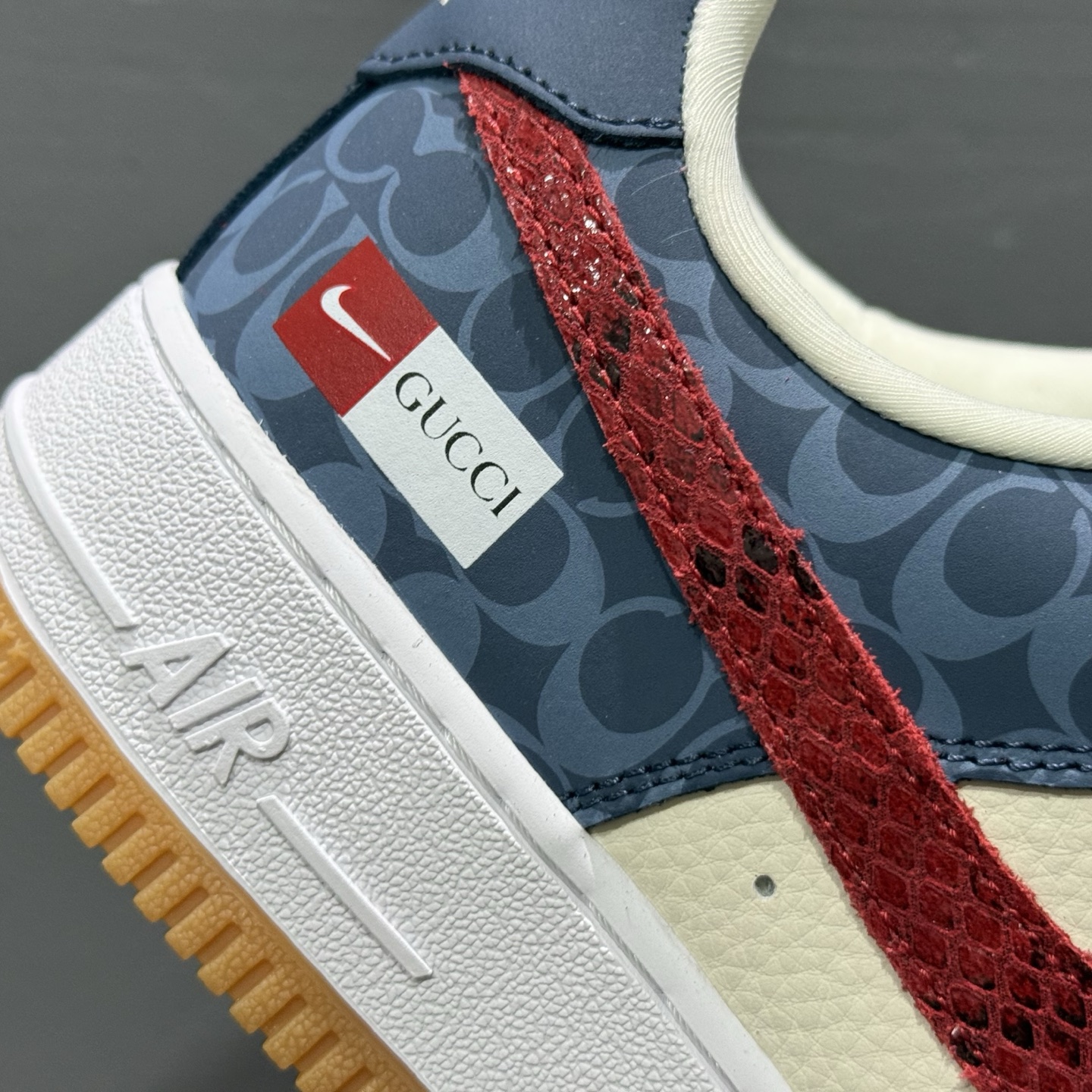 Nk Air Force 1'07 Low 古驰联名 蛇纹红勾 空军一号低帮休闲板鞋 DF0188-039