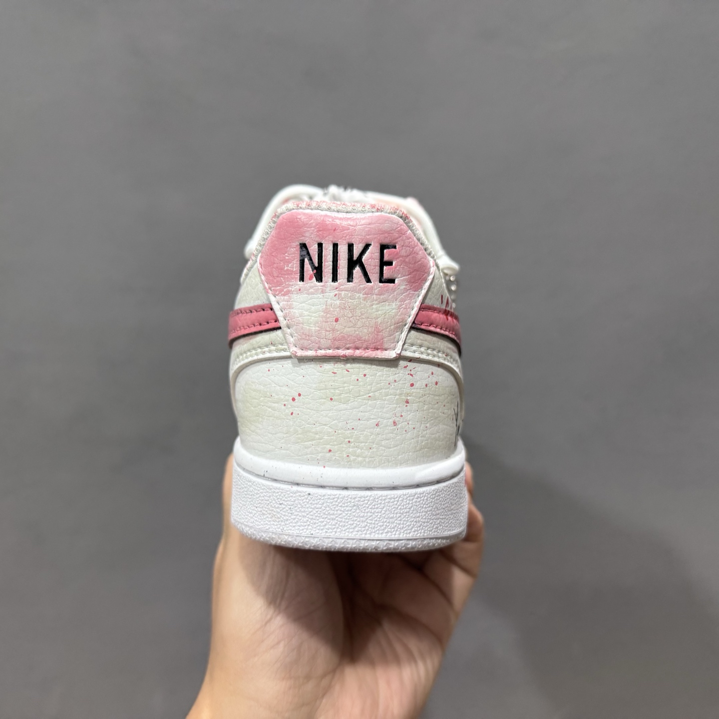 [定制球鞋]Nike Court Vision 1 Low“病变制造” 手绘涂鸦定制板鞋 DH2987-213