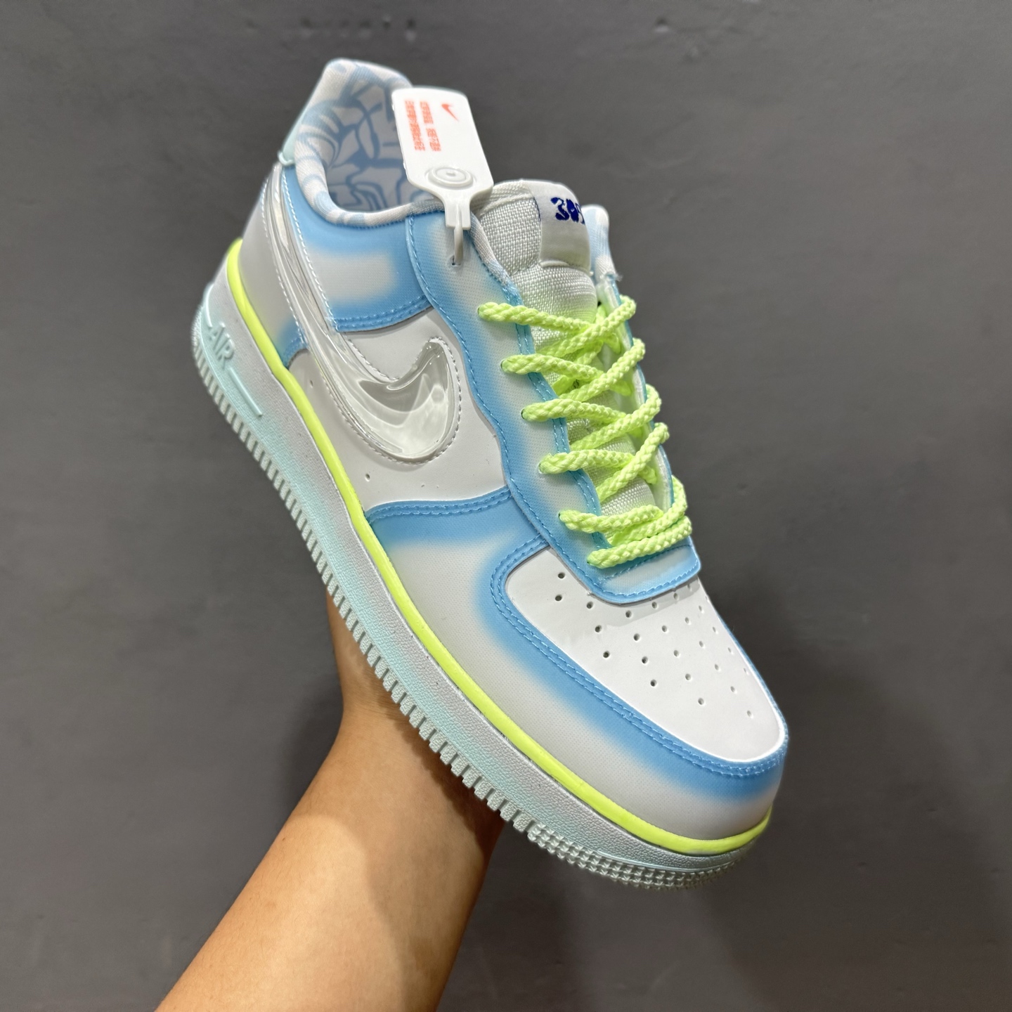 Nike Air Force 1'07 Low 果冻蓝 空军一号低帮休闲板鞋 HJ4399-400
