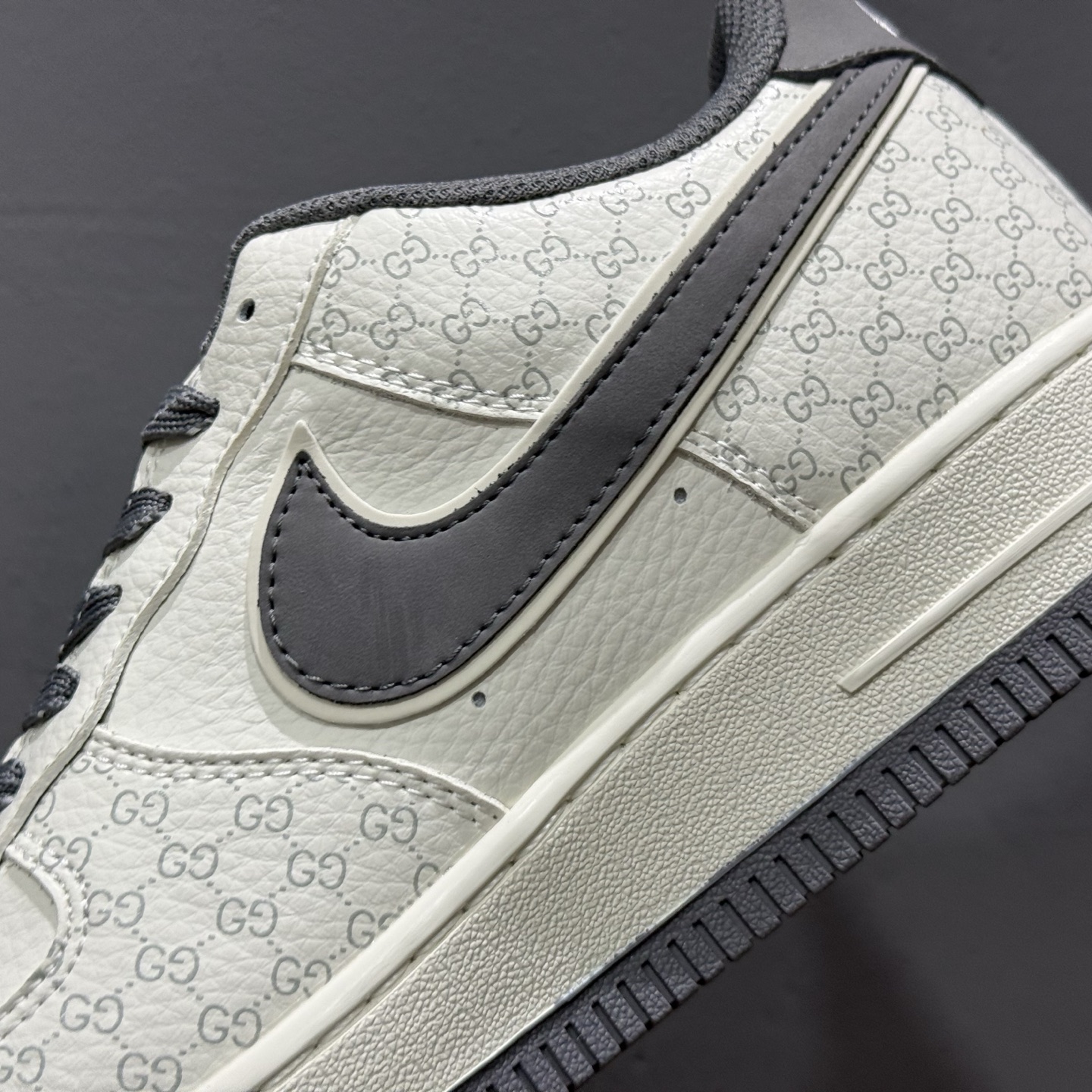 Nike Air Force 1'07 Low 古驰联名 经典灰花纹 空军一号低帮休闲板鞋 CS5288-003