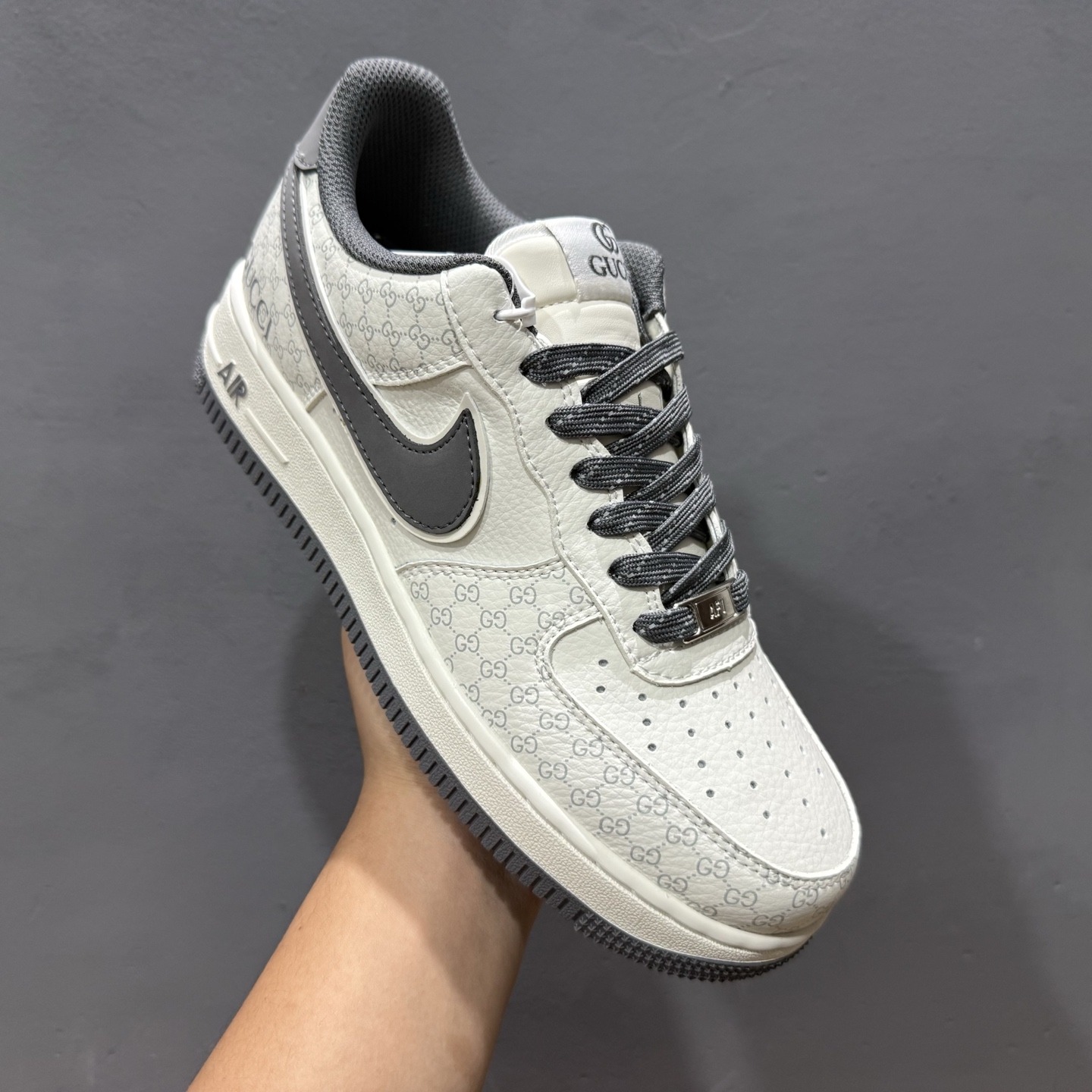 Nike Air Force 1'07 Low 古驰联名 经典灰花纹 空军一号低帮休闲板鞋 CS5288-003