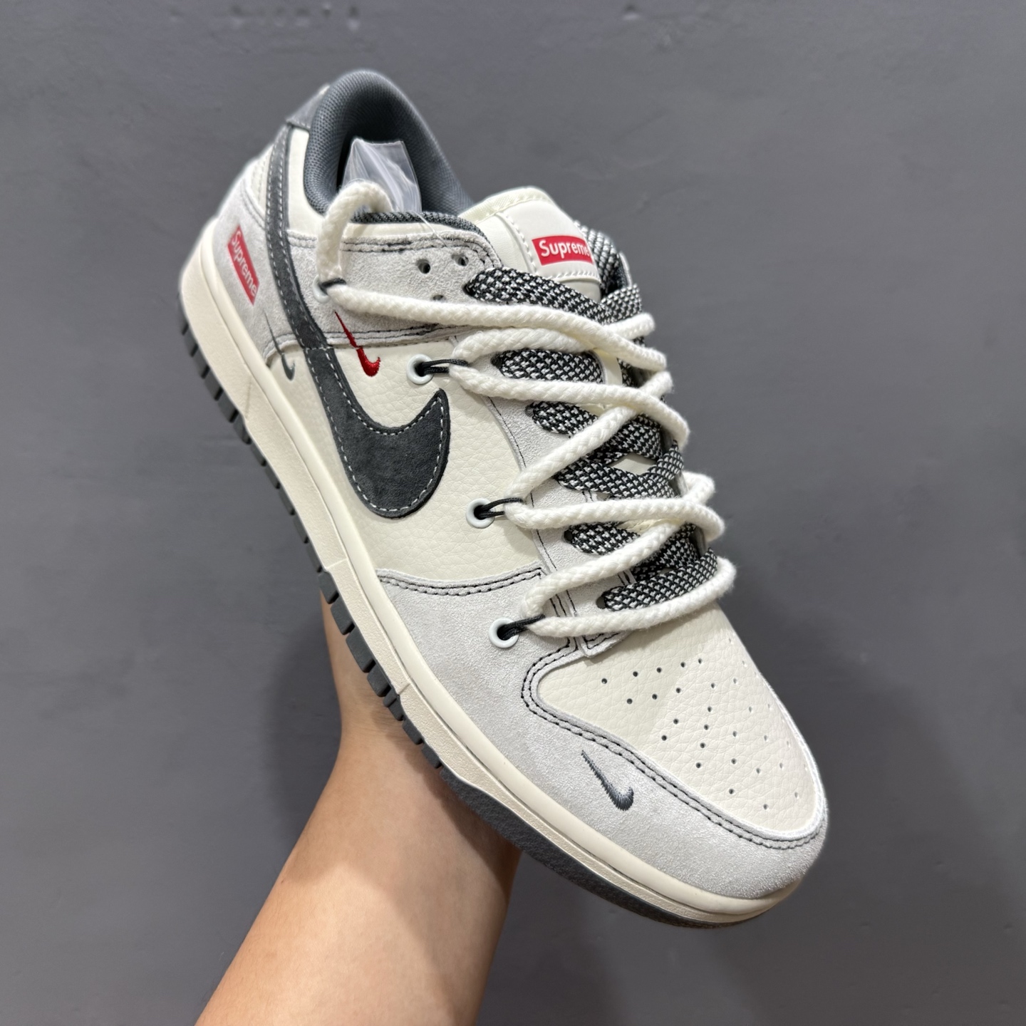 Nike SB Dunk Low Sup系列绑 芾猪八灰勾 低帮休闲板鞋 YX5066-217
