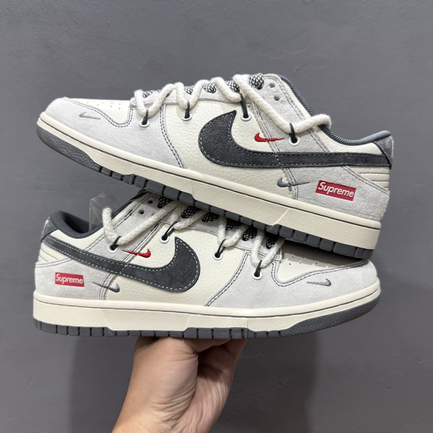 Nike SB Dunk Low Sup系列绑 芾猪八灰勾 低帮休闲板鞋 YX5066-217
