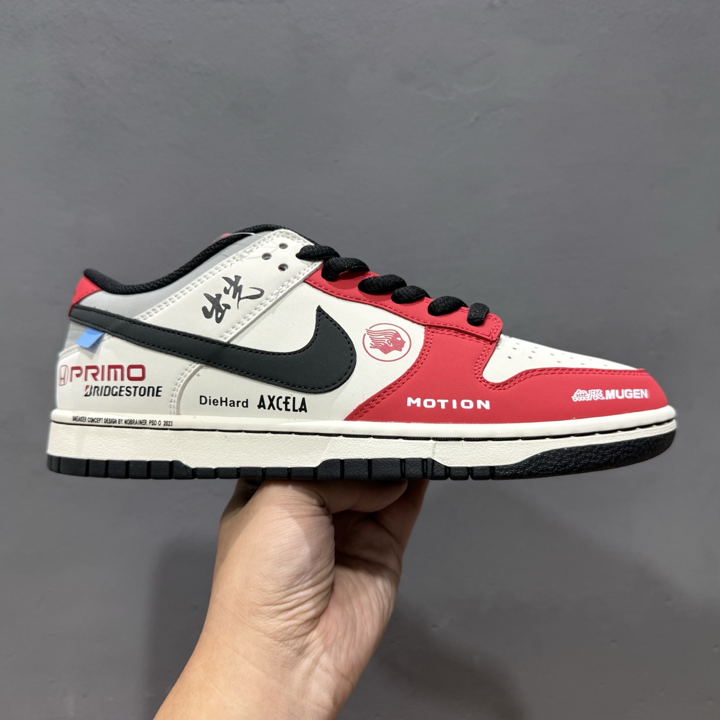 Nike SB Dunk Low 联名配色 机车白红 周年高端定制 低帮休闲板鞋 MU0232-367