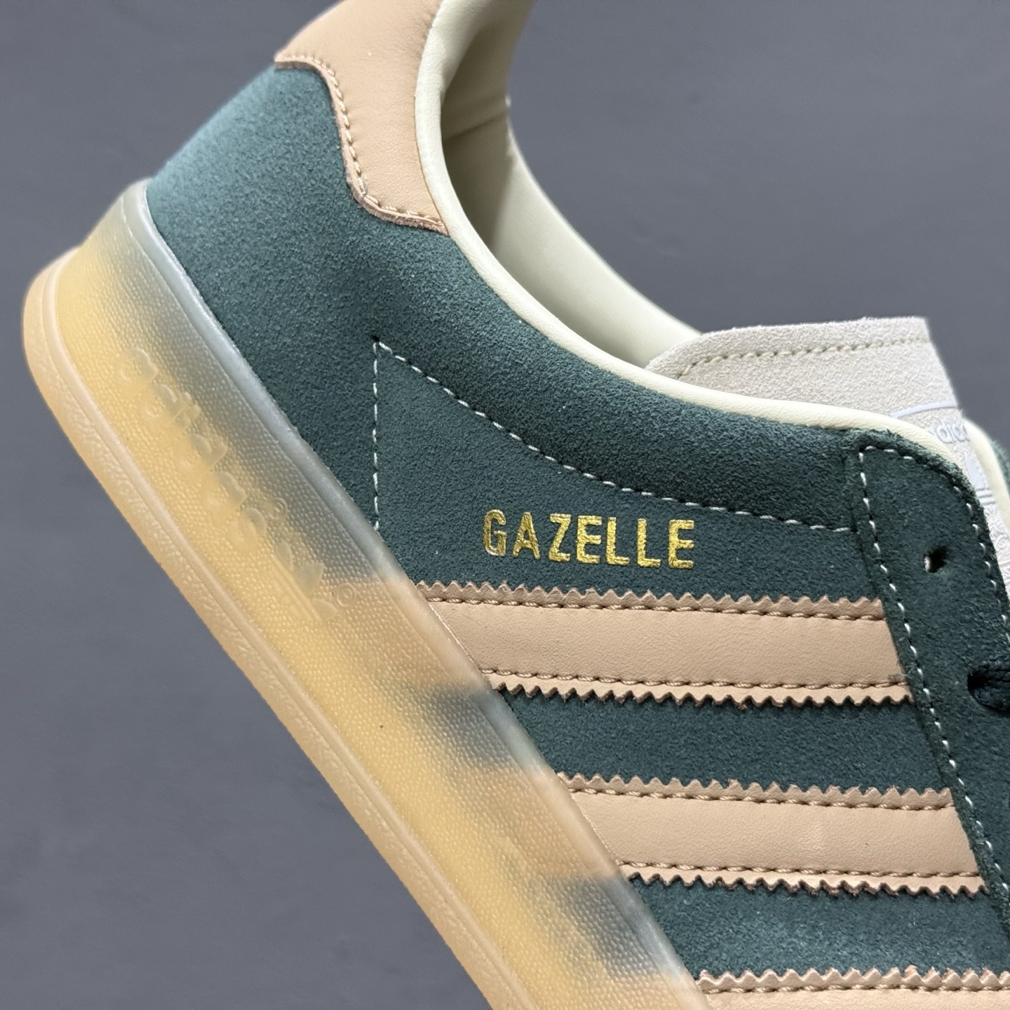 adidas originals Gazelle Indoor 棕绿 JH5402