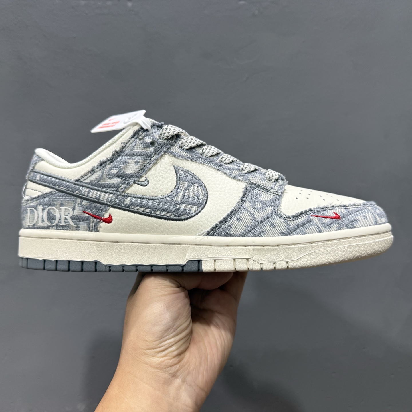 Dior x Nike Dunk Low 织布灰勾 SJ2558-013