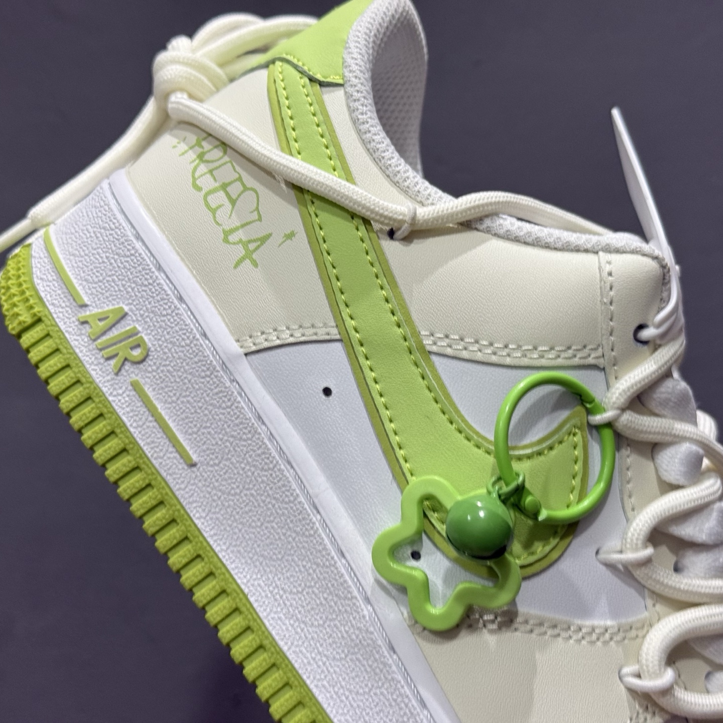 Nike Air Force 1 Low 07 春意盎然 白绿绑带 YY2023-315