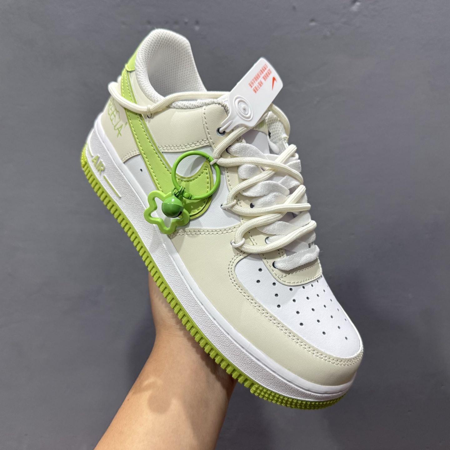 Nike Air Force 1 Low 07 春意盎然 白绿绑带 YY2023-315
