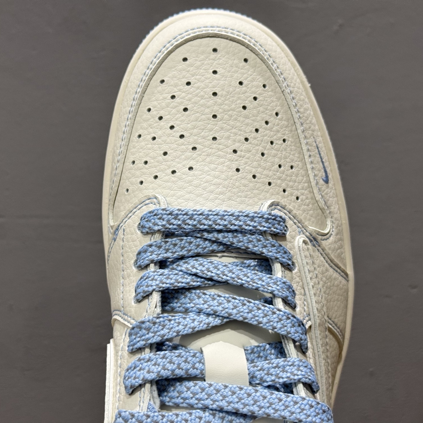 XC版 Travis Scott x Fragment Design x Air Jordan 1 Low SP AJ1 乔1 斯图西联名 米蓝火焰 低帮文化休闲板鞋 ZH2598-229
