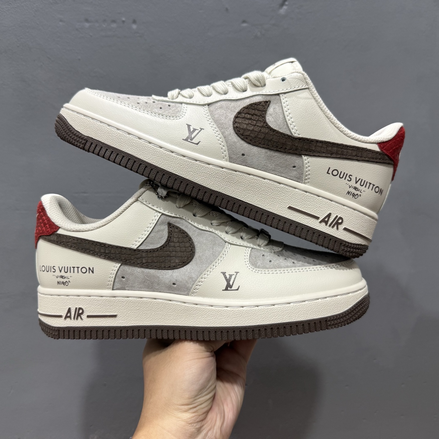 Nike Air Force 1'07 LV 联名 米白棕 XX3168-129