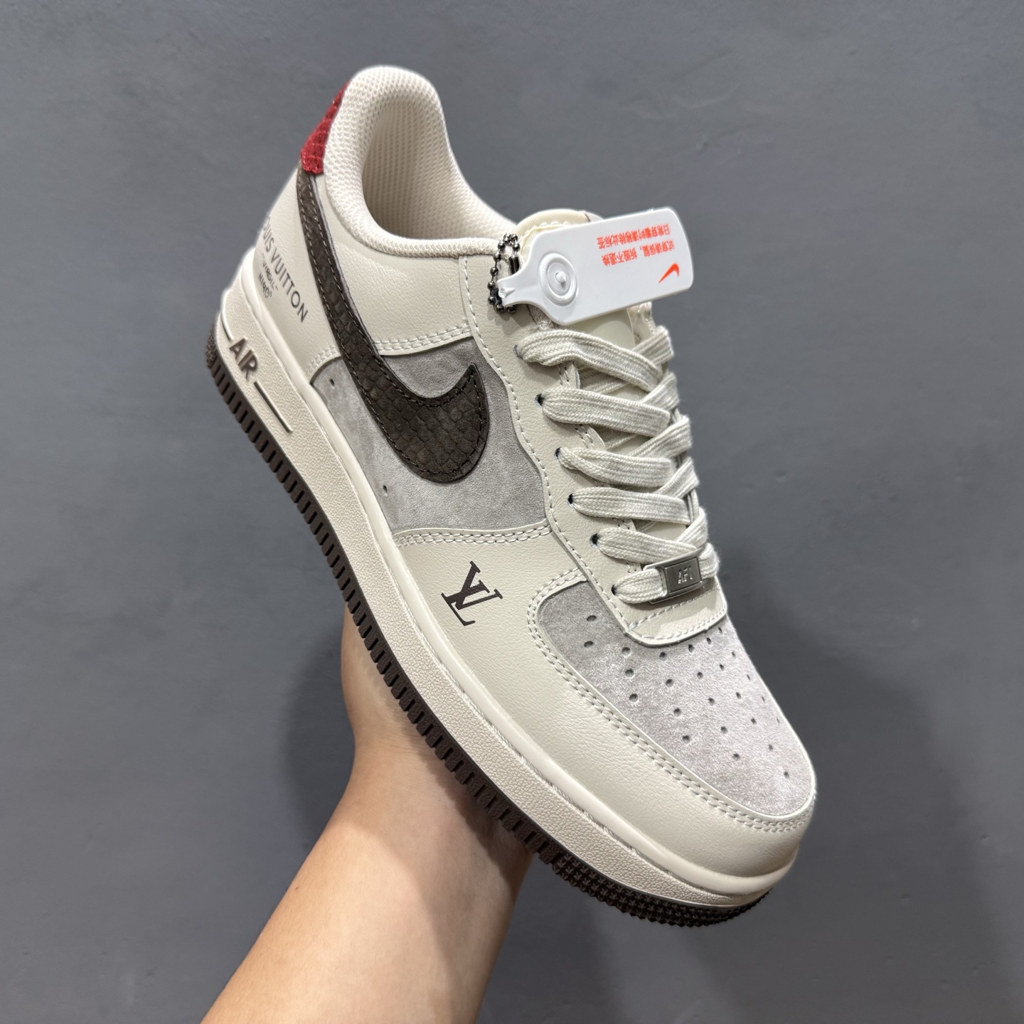 Nike Air Force 1'07 LV 联名 米白棕 XX3168-129