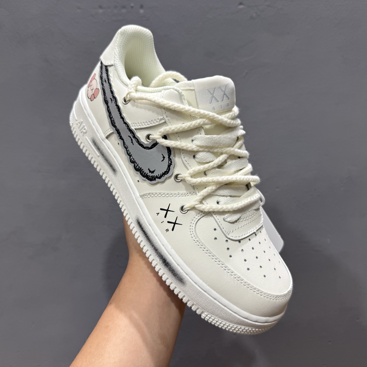 Nike Air Force 1 Low 白蓝喷绘 888811