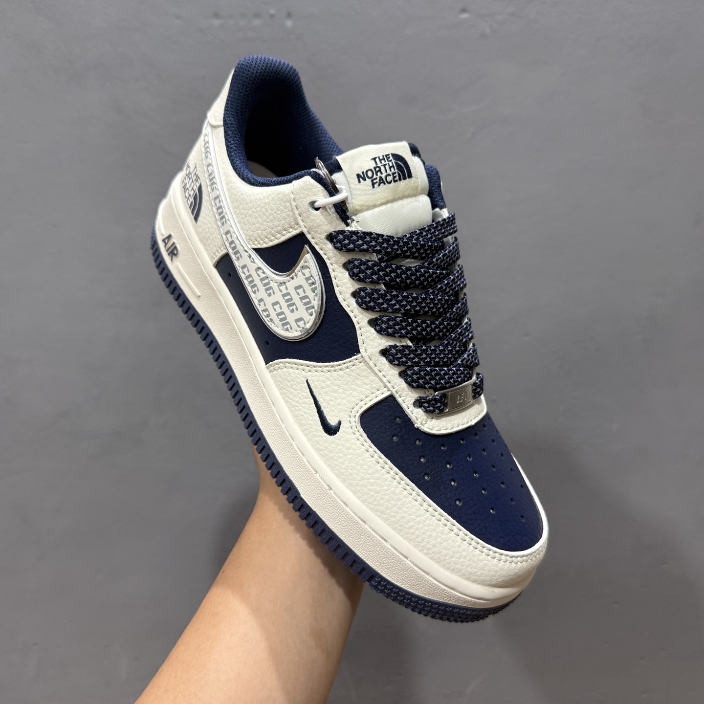 Nike Air Force 1'07 Low 北面联名 CDG深蓝 空军一号低帮休闲板鞋 HH7518-075