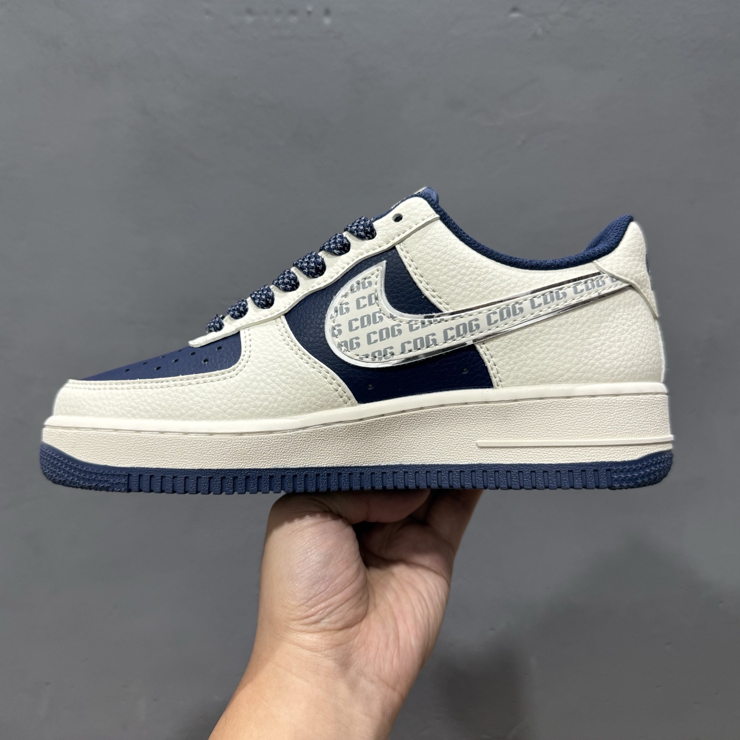 Nike Air Force 1'07 Low 北面联名 CDG深蓝 空军一号低帮休闲板鞋 HH7518-075