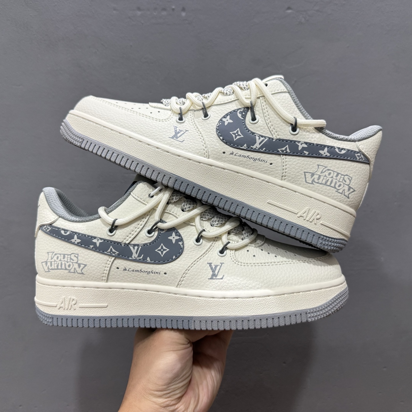 Nike Air Force 1'07 Low LV联名 灰花纹抽绳 空军一号低帮休闲板鞋 DM6868-065