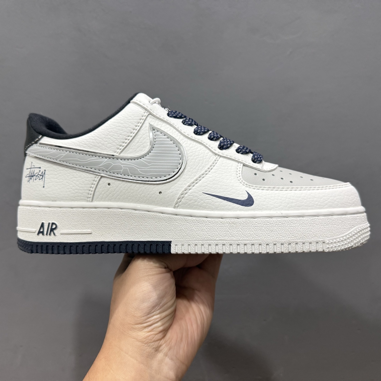 白黑灰勾NIke Air Force 1 ‘07 Low 空军一号 低帮 运动鞋 休闲鞋 DQ6628-156