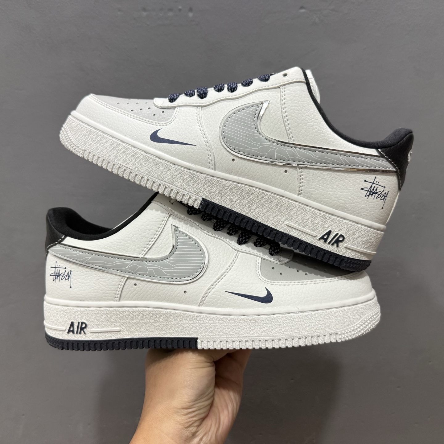 白黑灰勾NIke Air Force 1 ‘07 Low 空军一号 低帮 运动鞋 休闲鞋 DQ6628-156