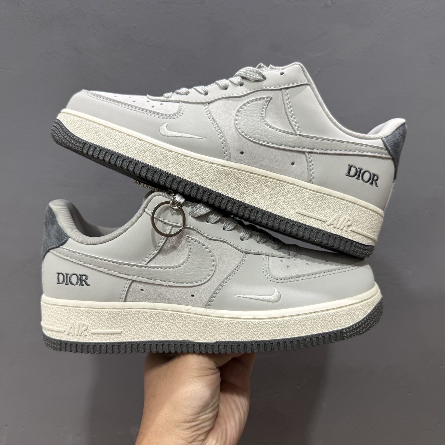 Nike Air Force 1'07 Low 迪奥联名 古典灰 空军一号低帮休闲板鞋 DF0188-041