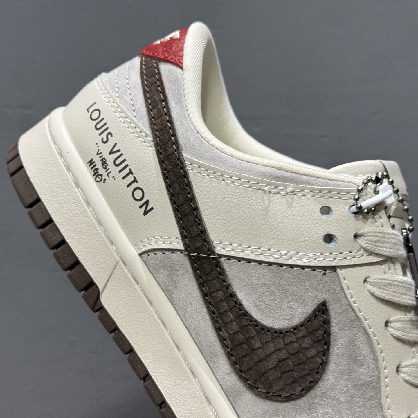 Nike SB Dunk Low LV联名红尾巧克力 周年高端定制 低帮休闲板鞋 XX3168-123