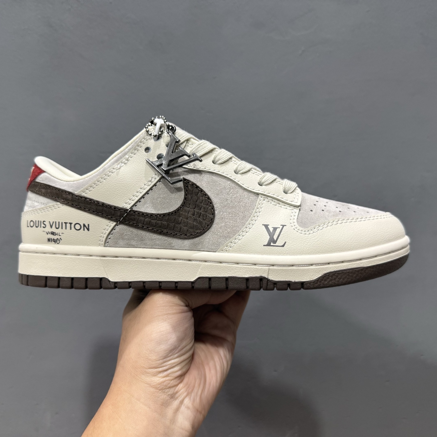 Nike SB Dunk Low LV联名红尾巧克力 周年高端定制 低帮休闲板鞋 XX3168-123