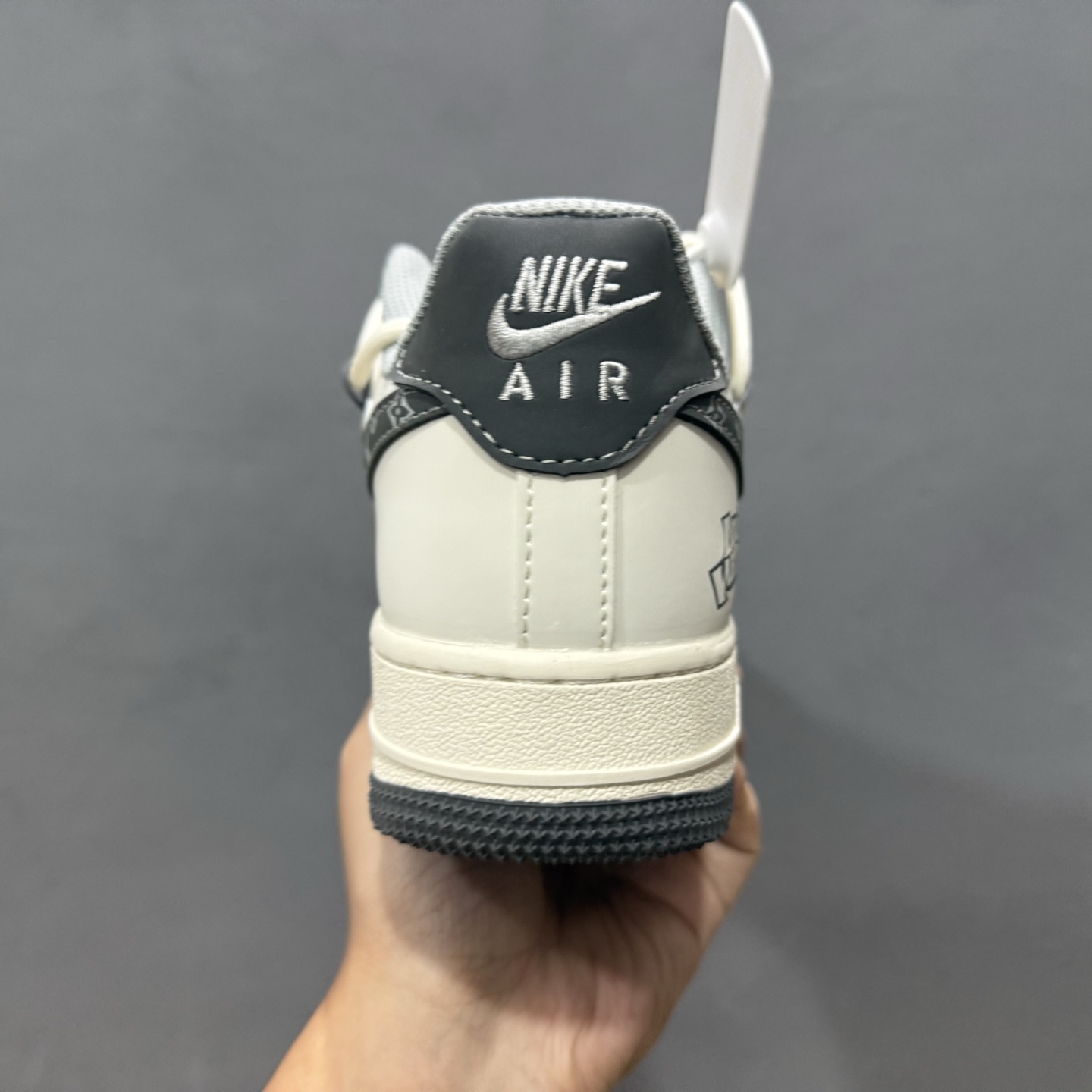 Nike Air Force 1'07 Low LV联名 双拼灰花纹抽绳 空军一号低帮休闲板鞋 DM6868-063