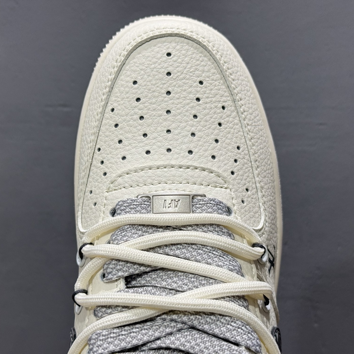 Nike Air Force 1'07 Low LV联名 双拼灰花纹抽绳 空军一号低帮休闲板鞋 DM6868-063