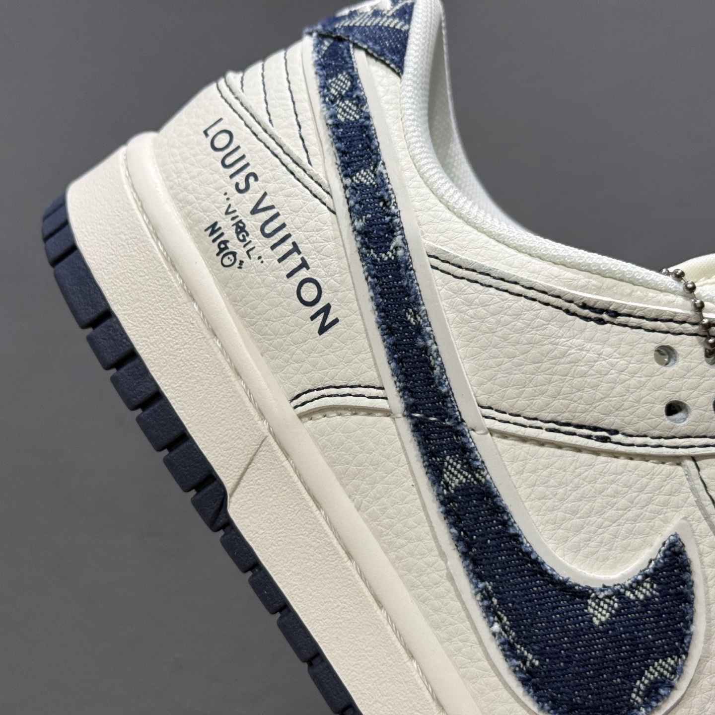 Nike SB Dunk Low LV联名 深浅蓝 周年高端定制 低帮休闲板鞋 XX3168-142