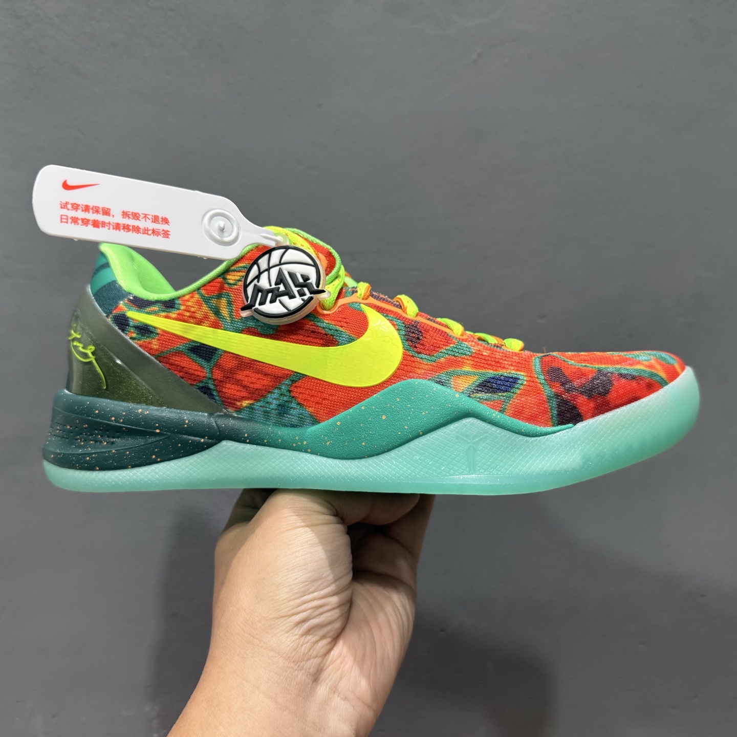 Nike Kobe 8 Protro ”What The Kobe” 科比8代 低帮篮球鞋/鸳鸯 橙蓝